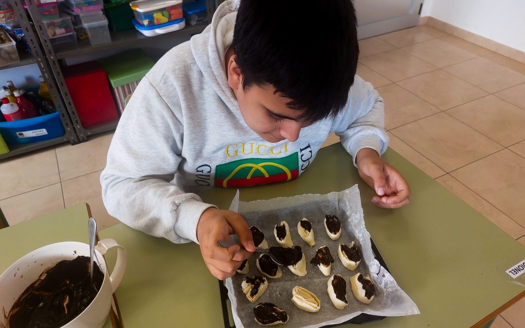 Hacemos palmeras de chocolate