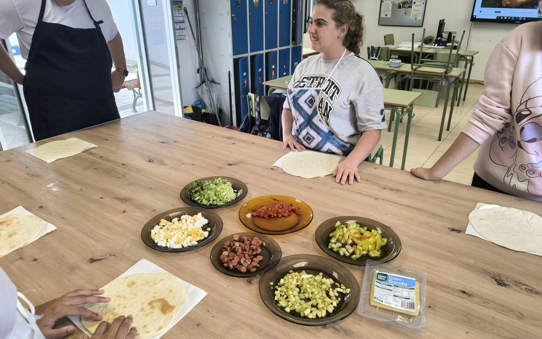 Tacos Mexicanos en cocina