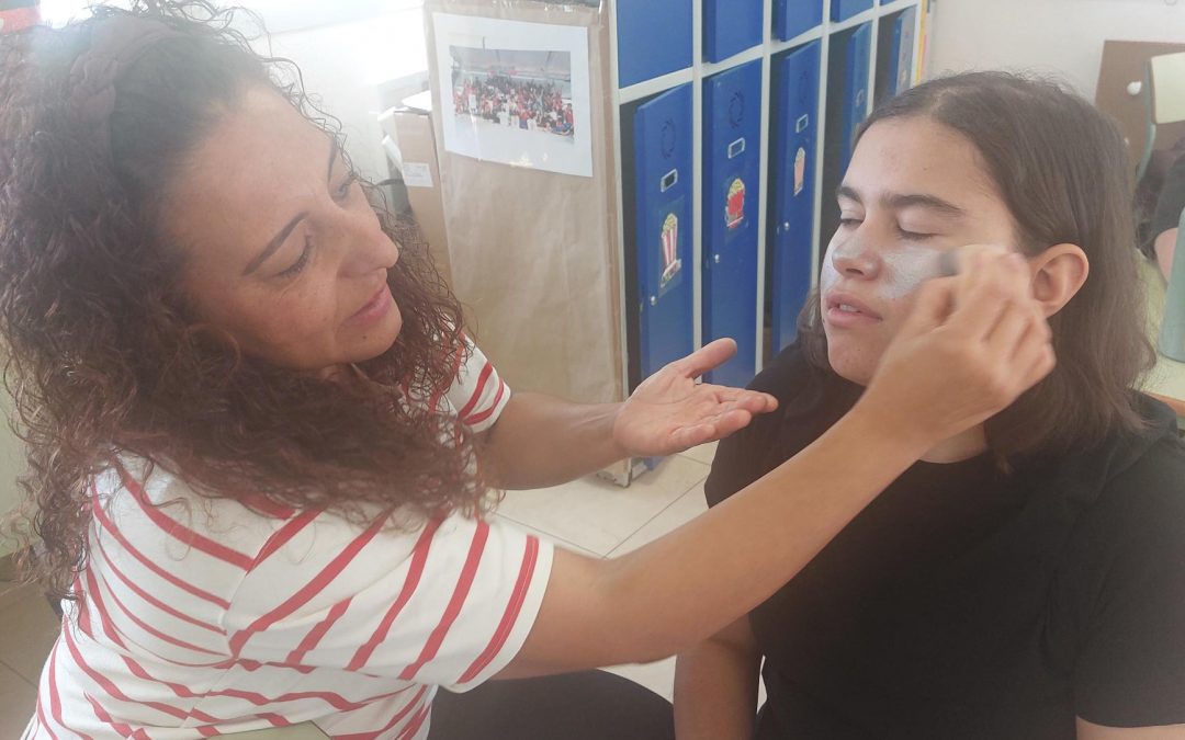 Maquillaje de la representación teatral