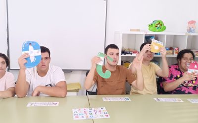 Aprendemos las letras con material manipulativo