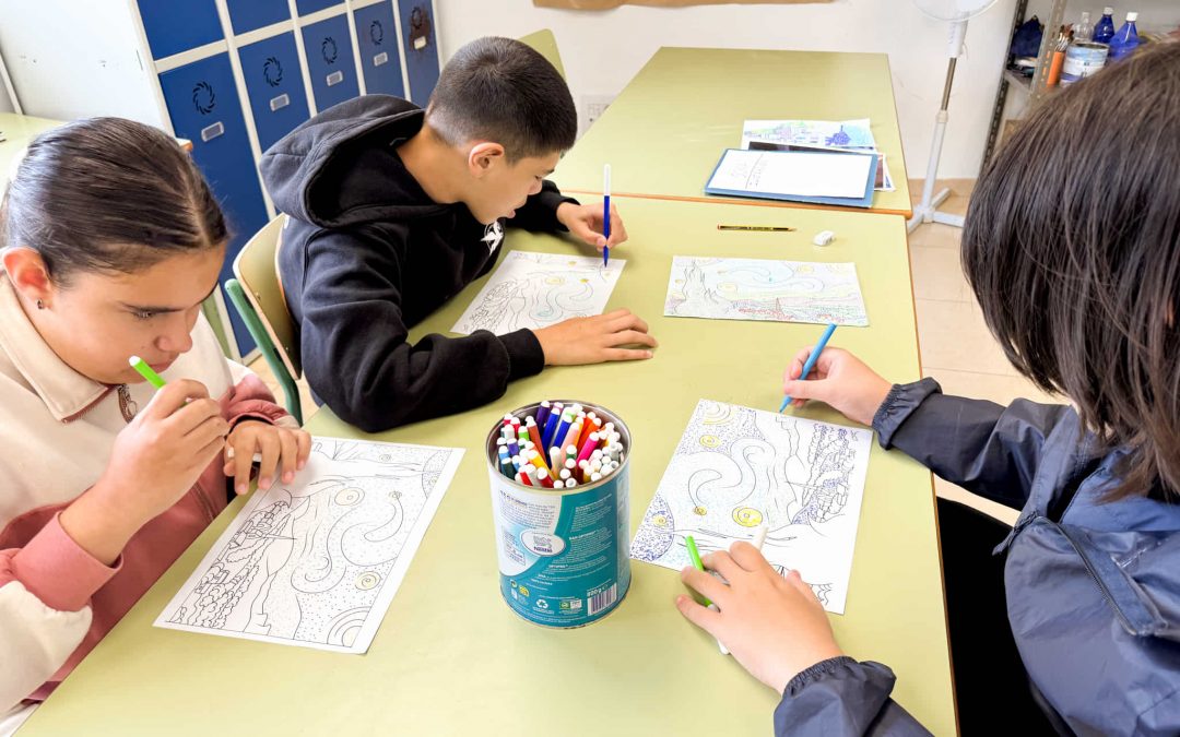 Ilustración: La noche estrellada