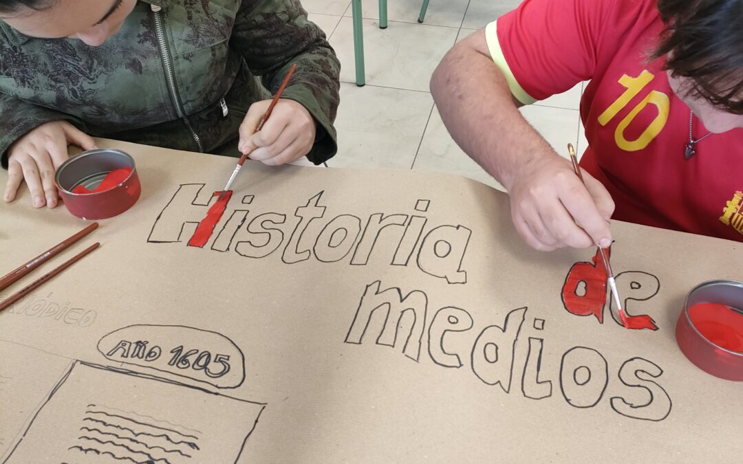 Mural: La historia de los medios de comunicación