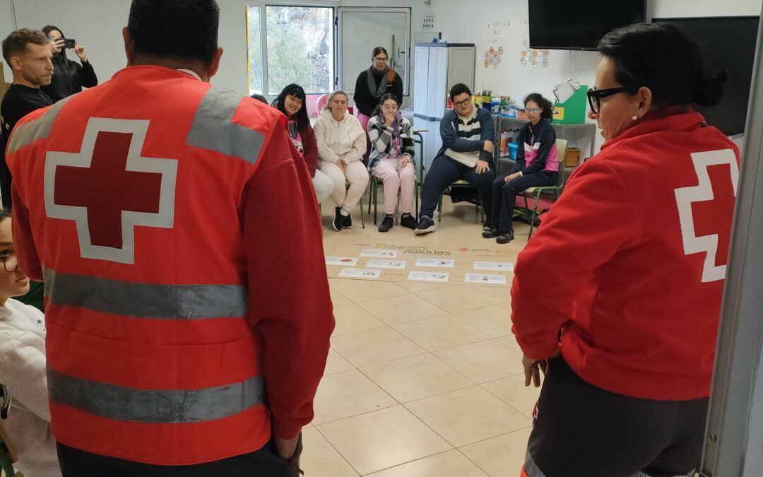 Visita de La Cruz Roja