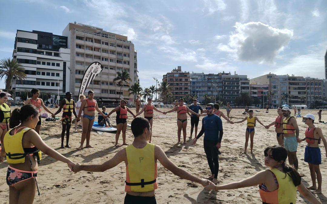 Piragüismo en Las Canteras